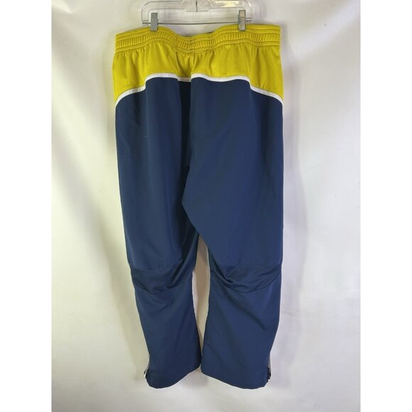 Adidas Team Issued University of Michigan Color Block Baggy Basketball Pants - Picture 7 of 7